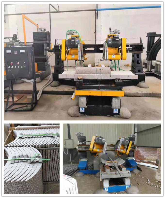 Automatic Four-Slice Edge Stone Cutting Machine for Column Slab Hkb-41500
