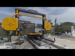 آلة حفر الأسلاك الماسية CNC مع 4 عجلات طائرة لقطع الحجر الصناعي