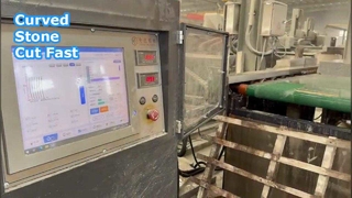 قطع الحجر المنحني بشكل أسرع بالمنشار السلكي باستخدام الحاسب الآلي
