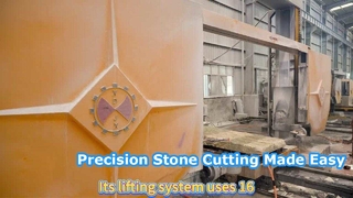 المنشار السلكي الماسي ذو 4 محاور CRM-3500 CNC | آلة قطع الأعمدة الرومانية الحجرية والألواح القوسية