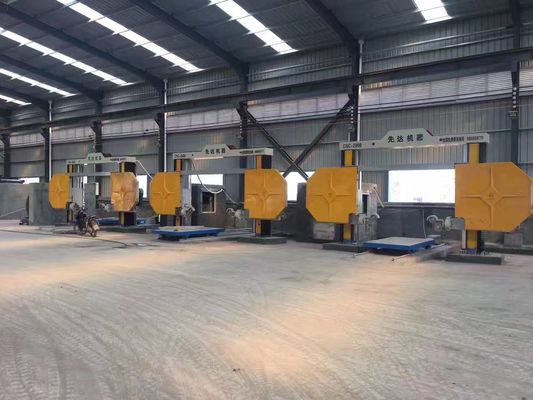 CNC التحكم آلة شفرة الأسلاك الماسية مع الدقة القطعية العالية والربط الأربعة لفحص الحجر