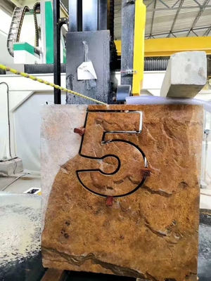 اكتشاف 4 CNC الماسة سلك رأس آلة لجرامات الرخام
