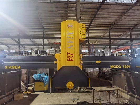 57/67kw أربعة أعمدة الوسطى قطعة قطعة آلة مع 2200-2800mm قطر شفرة