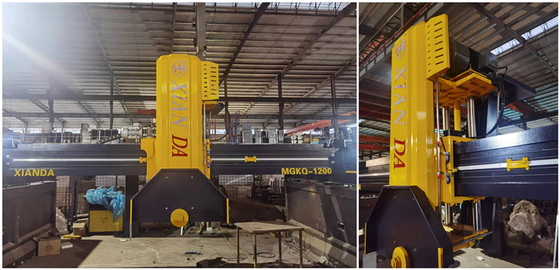 57/67kw أربعة أعمدة الوسطى قطعة قطعة آلة مع 2200-2800mm قطر شفرة