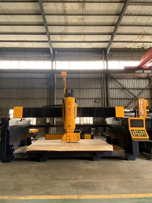آلة قطع جسر CNC ذات 5 محاور مع وظائف متعددة للأشكال ثلاثية الأبعاد