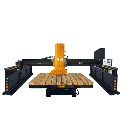 18.5kw السرعة CNC حجر شرائح قطع آلة الدقة جرانيت قطع 0-85 درجة الانحناء