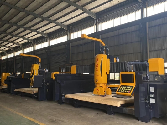 5 محور CNC الجسر قطع آلة للطاولة