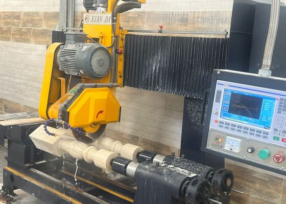 CNC / PLC آلة قطع بالوستر لـ 2 حاسوبات لـ كينغ بوست ، حواجز الطريق
