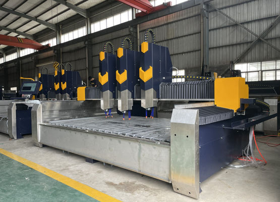 آلة نحت الحجر CNC بسرعة هواء 15 متر/دقيقة ودقة 0.02 مم تعمل بالكهرباء للنقش الدقيق