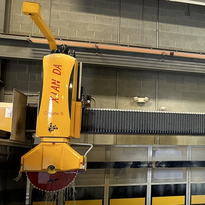 380 فولت آلة معالجة الحجر الجسر رأس قطع آلة مع 350-600mm قطر شفرة القطع
