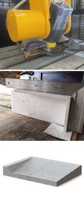 آلة قطع الحجر ذات الأربع محاور من نوع الجسر مع شطب بمحرك سيرفو 0-60 درجة