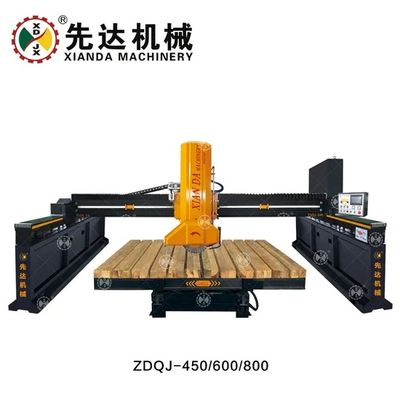 Zdqj-450/600/700 آلة قطع جسر الحجر الأوتوماتيكية تحت الحمراء للكبريت / الرخام
