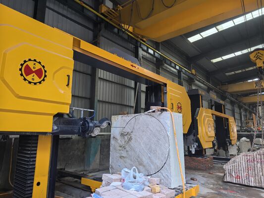 اكتشاف 4 CNC الماسة سلك رأس آلة لجرامات الرخام