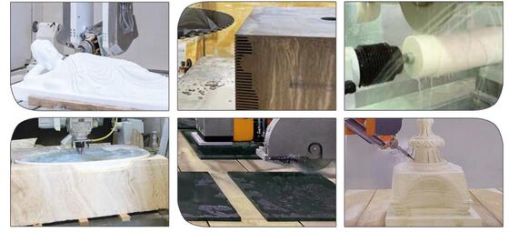 5+1 محور مركز التصنيع المركزي للجرانيت الرخام 3d النحت ، حوض