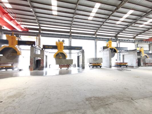 أقصى قطر الشفرة 2500mm/2800mm جسر رأس آلة قطع لمعالجة حجرة كتلة الرخام الكبيرة