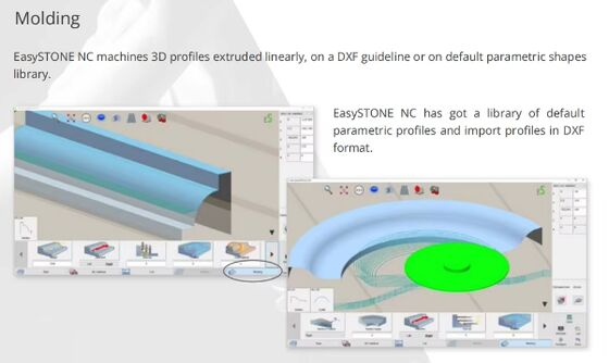 آلة قطع الحجر ذات 5 محاور بنظام DDX