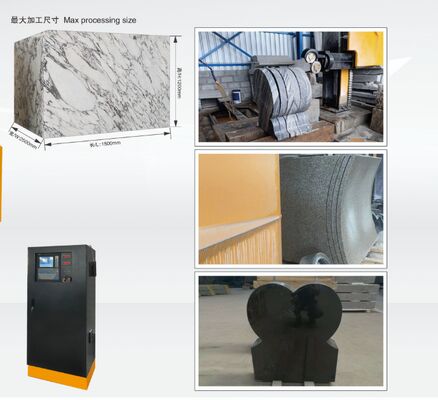 آلة الشحن الماسية المدمجة ذات 4 محاور CNC لتحديد ملفات جرانيت الرخام - آلة قطع الحجارة الصغيرة مع شهادة CE
