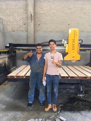 آلة قطع PLC للحصى الليزرية للحصى تحت الحمراء ، مناسبة لمعالجة الرخام والجرانيت على نطاق واسع