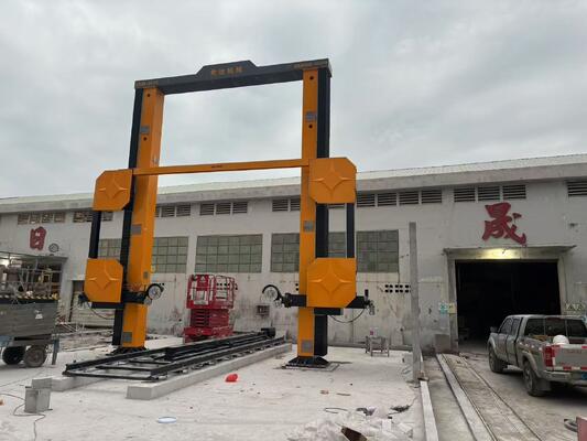 آلة منشار سلكي ماسي CNC بحجم معالجة أقصى 3500*3000*1800 مم ومحرك رئيسي 11 كيلو واط لقطع الحجر