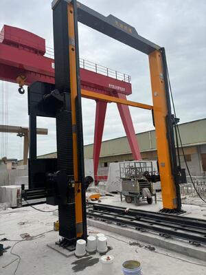 آلة منشار سلكي ماسي CNC بحجم معالجة أقصى 3500*3000*1800 مم ومحرك رئيسي 11 كيلو واط لقطع الحجر