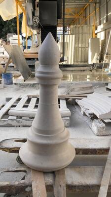 آلة تشكيل عمودية CNC بقطر قطع أقصى 1000 مم وسفر رفع عمودي 1500 مم لقطع ألواح الحجر