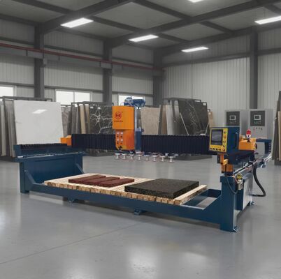 ملمع الحجر عالي الدقة مع تغذية تلقائية والتحكم الذكي المتكامل لمعالجة الحجر الصناعي