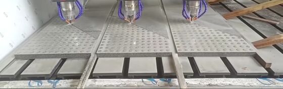 آلة حفر الحجر CNC مع دقة 0.02mm ، سرعة الهواء 15m / min ، والكهرباء تعمل للحجر الرصيف اللمس