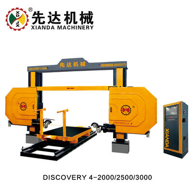 صناعة صناعة Xianda CNC الماسة سلك رأس مع ربط أربعة أدوات للقطع الحجري 3000x2000x1500mm وقطر العجلات 1600mm