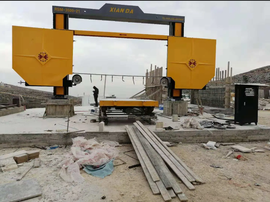 PLC التحكم الماسي سلك الشفرة آلة لرسم الرخام الجرانيت مع 3500x3500x1800mm الحجم المعالجة القصوى و 15KW المحرك الرئيسي