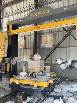 شياندا اكتشاف 5 محور CNC الماس سلك الشفرة آلة للرخام الجرانيت 3D قوس عمود تشكيل الحجر طابعة القطع