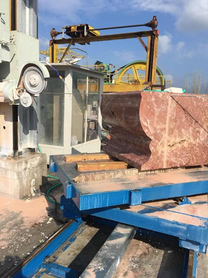 5 محور CNC الماسة سلك الشفرة آلة لقطع الجرانيت والرخام مع 2600 × 3000 × 1500 مم حجم المعالجة