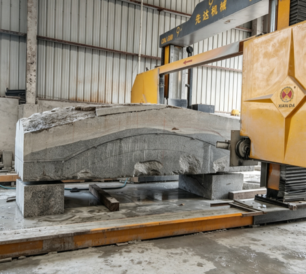 غانتري محرك CNC PLC آلة شفرة الأسلاك لقطع كتلة الحجر الكبيرة