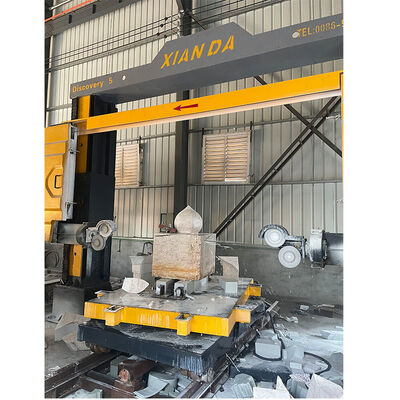 آلة المنشار السلكي الماسي CNC ذات 5 محاور عالية الدقة لتحديد ملامح الحجر المعقدة والنحت ثلاثي الأبعاد
