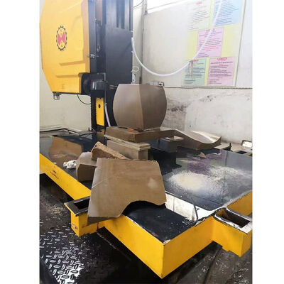 آلة المنشار السلكي الماسي CNC الأوتوماتيكية ذات 5 محاور لقطع وتشكيل كتل الرخام الجرانيت