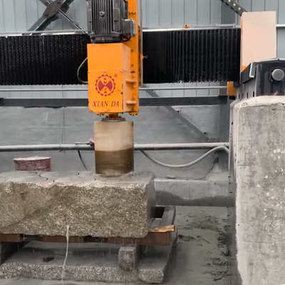 آلة CNC العمودية لقطة الأسلاك الماسية مع دوران 360 درجة في المحور A ومحرك رئيسي بمغناطيس دائم لتحديد ملفات الحجر 2300mm