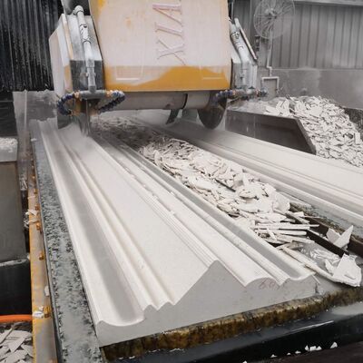 آلة تشكيل الحجر CNC بشفرتين مزدوجتين لقطع عالي الدقة وقابلية تكرار وطاولة دوارة اختيارية لإنتاج الحجر المخصص