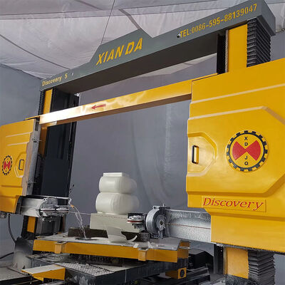 Industrial 5 Axis CNC Diamond Wire Saw Machine for Architectural Stone and Monument Processing