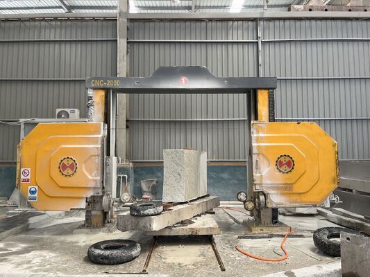 قطعة عالية الدقة CNC الماسة سلك المنشار مع 16-سطح هيكل المنزلق والربط 4- المحور