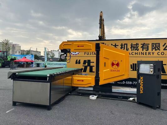 آلة CNC العمودية لقطة الأسلاك الماسية مع 0-360 درجة محور A الدوران الكامل، المغناطيس الدائم المحرك الرئيسي، وسرعة الأسلاك عالية قابلة للتعديل 20-40m / s