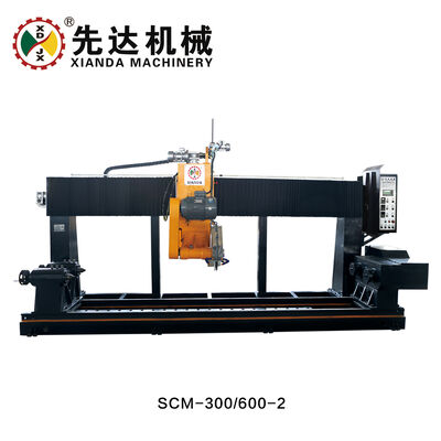 PLC/CNC Solid Column Pillar Cutting Machine For Marble Granite Processing