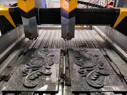 5.5kw CNC آلة نحت الحجر طبيعة الحجر 1600x2500mm