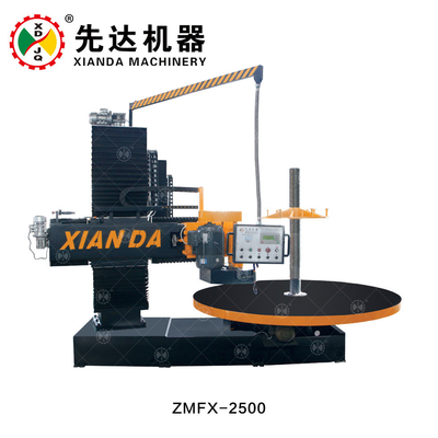 Zmfx-2500 آلة قطع الحجر لأسفل الجزء العلوي من العمود