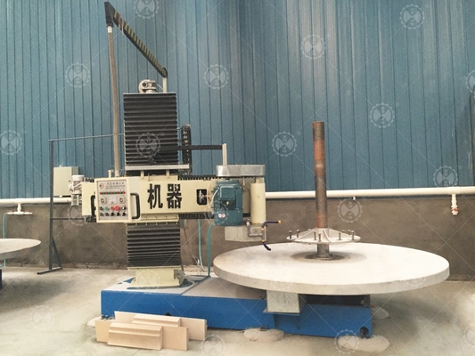 Zmfx-2500 آلة قطع الحجر لأسفل الجزء العلوي من العمود