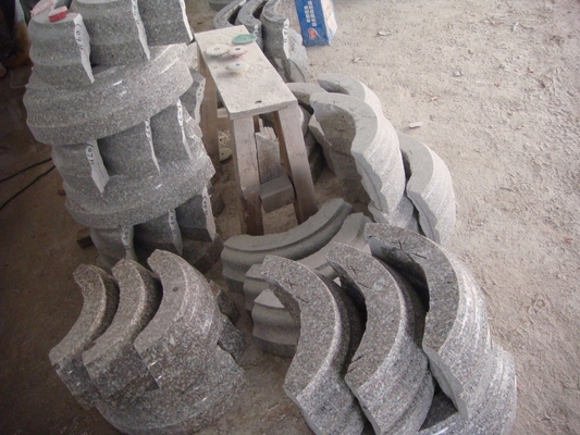 العمود غطاء قاعدة الحجر آلة قطع 2500mm