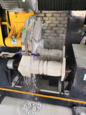 اثنان قطعة 380V عمود واحد آلة قطع الحجر 16kw الدرابزين